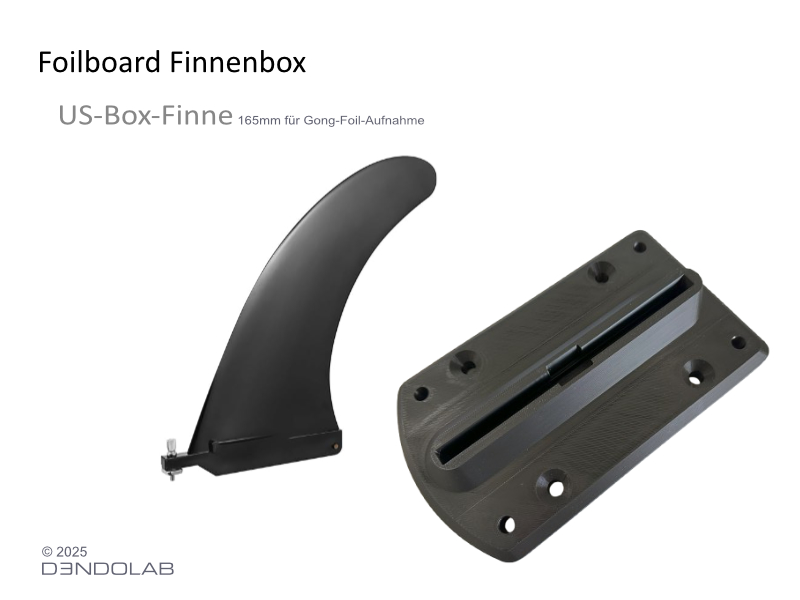 Foilboard Finnenbox (UsBox, 165mm)